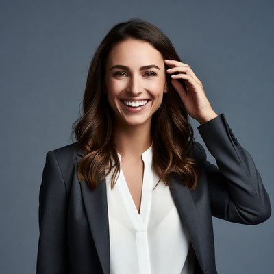 Confident professional smiling warmly