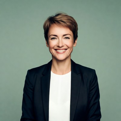 Professional woman in business attire