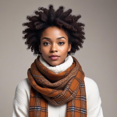 Winter fashion with cozy layers