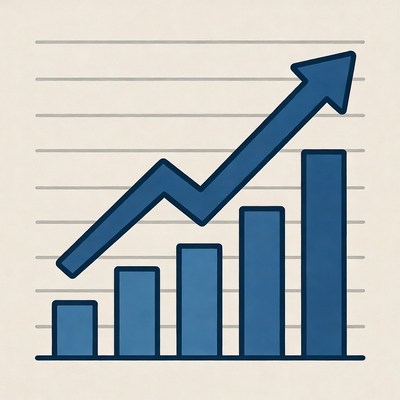 Growth trend in data representation