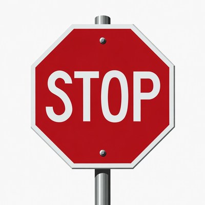 Stop sign on roadside during daylight