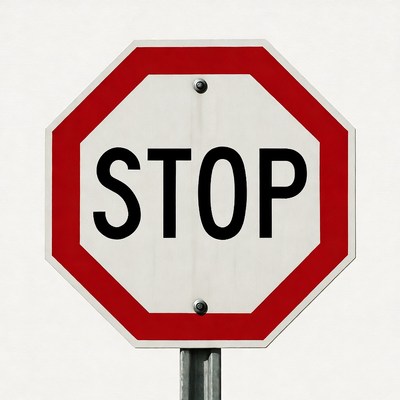 Importance of stop signs in traffic safety
