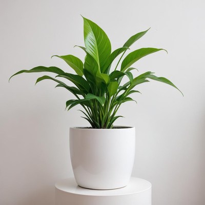 Indoor houseplant in bright decor