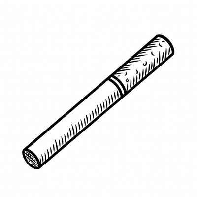 Simple rolled paper stick