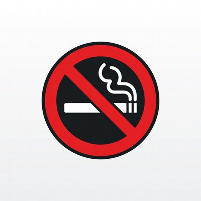 No smoking sign for public spaces