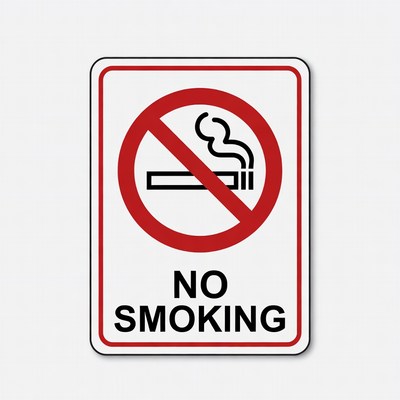 No smoking sign for public areas