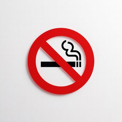 No smoking sign for public spaces