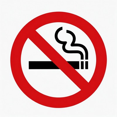 No smoking sign for public areas