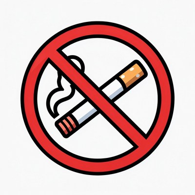 No smoking sign icon
