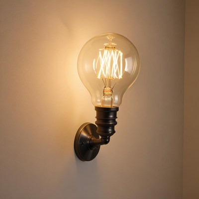 Stylish wall light fixture design