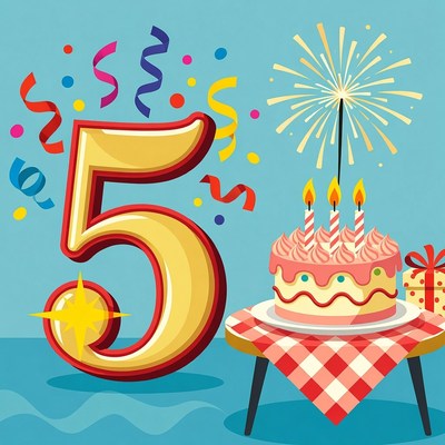 Celebrating a special fifth birthday