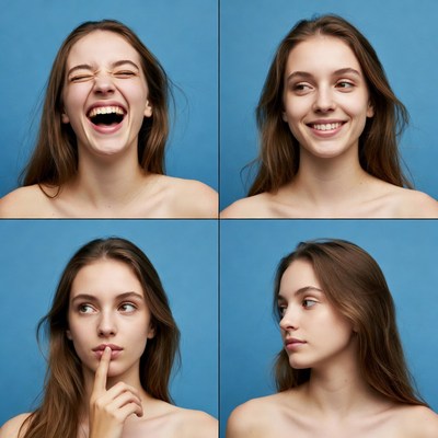 Expressions of joy and thought