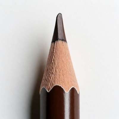 Close-up of sharpened pencil tip