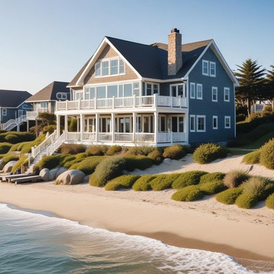Beachfront house by the shore