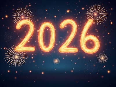 Fireworks celebrate new year 2026