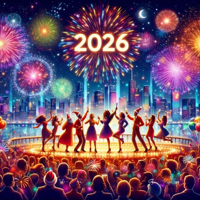 Countdown celebration for 2026