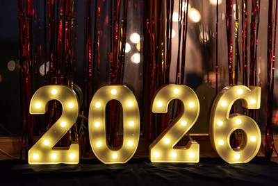 Bright lights for new year celebration