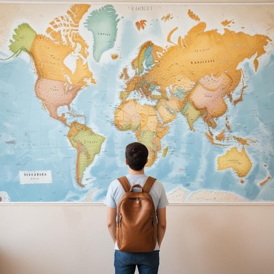 Exploring the world map