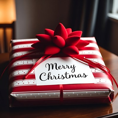 Gift wrapped for joyful celebration