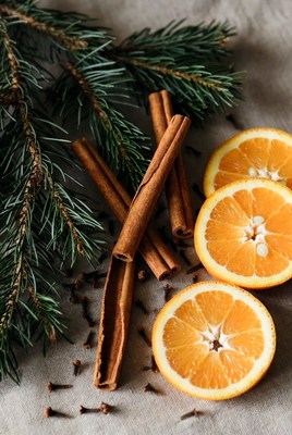Spices and citrus for cozy season