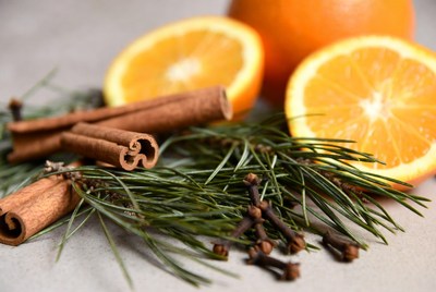 Spices and citrus arrangement