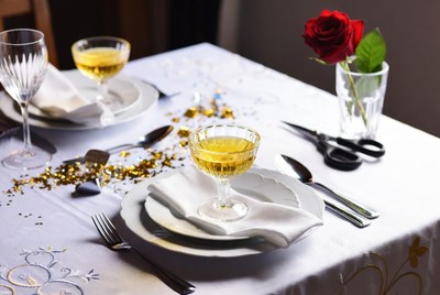 Elegant table setting for celebration