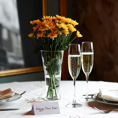 New year celebration table setting