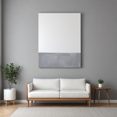 Modern living room with minimalist decor