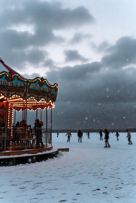 Winter fun at the skating rink
