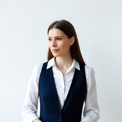 Professional woman in formal attire