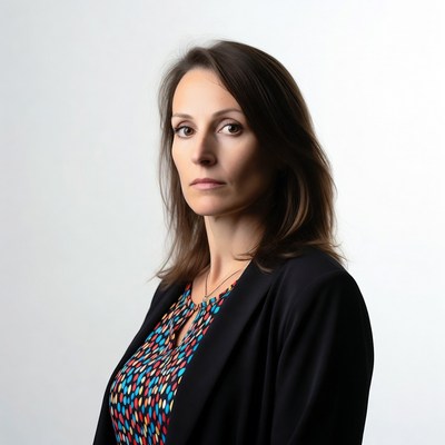 Confident woman in stylish attire