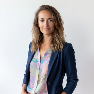 Professional woman in business attire