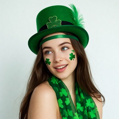 Celebrating st. patrick's day cheer
