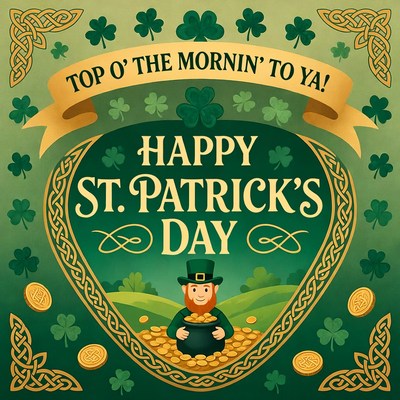 Celebrate st. patrick's day festivities
