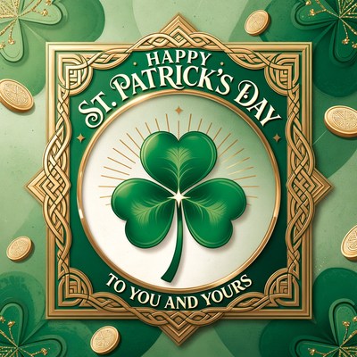 Celebrating st. patrick's day together