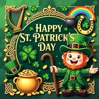 Celebrating st. patrick's day festivities