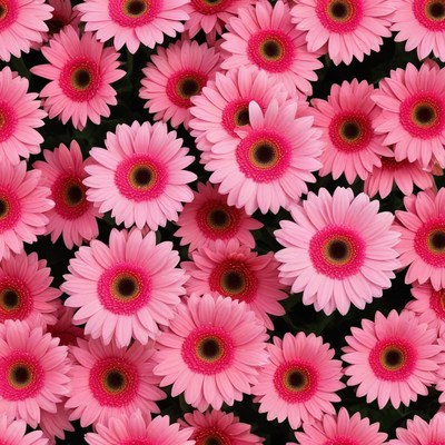 Vibrant pink flowers in full bloom