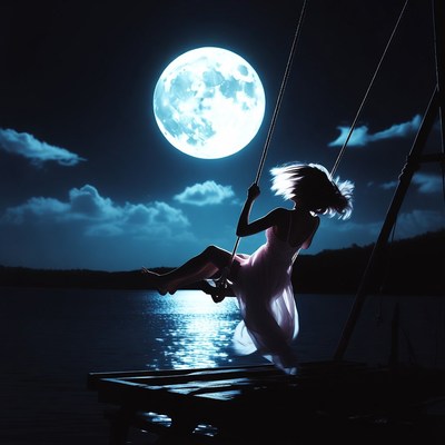 Swinging under the full moon