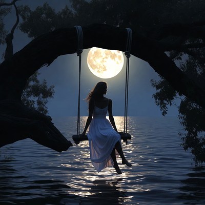 Swinging by the moonlight