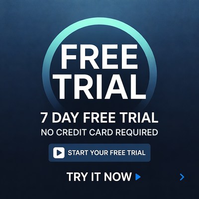 Free trial offer with no credit card