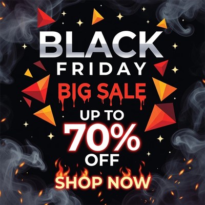 Big sale for black friday event