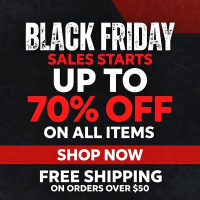 Black friday sales up to 70 percent off