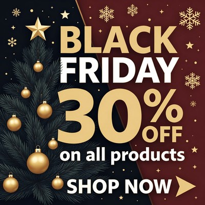 Black friday sale event announcement