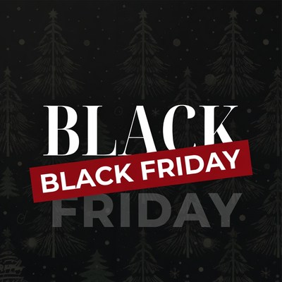 Black friday sales event announcement
