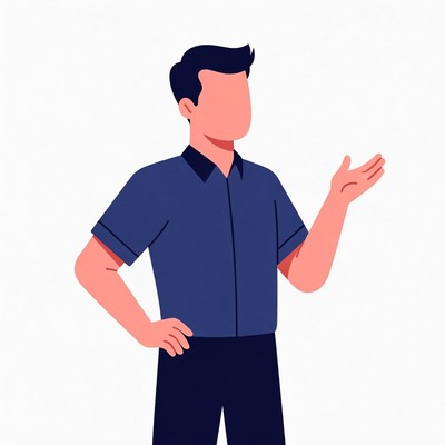 Man giving a presentation