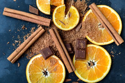 Sweet citrus and spice arrangement