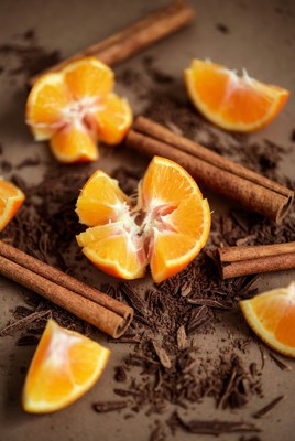 Warm spices and orange slices