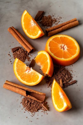 Spiced orange with chocolate delights