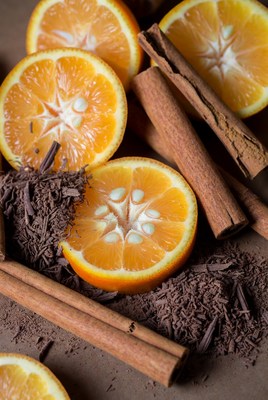 Citrus and spice flavor combination