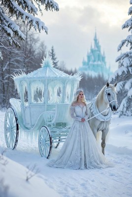 Enchanted winter carriage ride